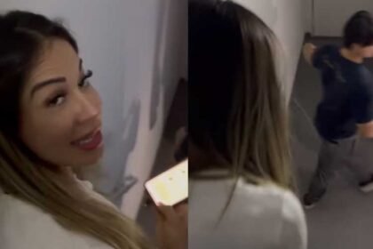 Maíra Cardi e Thiago Nigro saem de prédio às pressas após aviso: 'O que está acontecendo?'