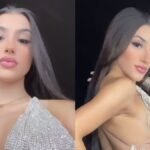 Bia Miranda posa de vestido transparente e exibe tatuagem íntima; veja