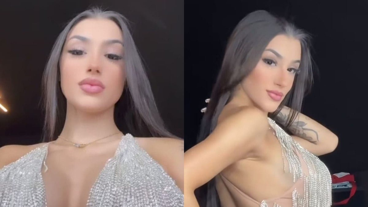 Bia Miranda posa de vestido transparente e exibe tatuagem íntima; veja