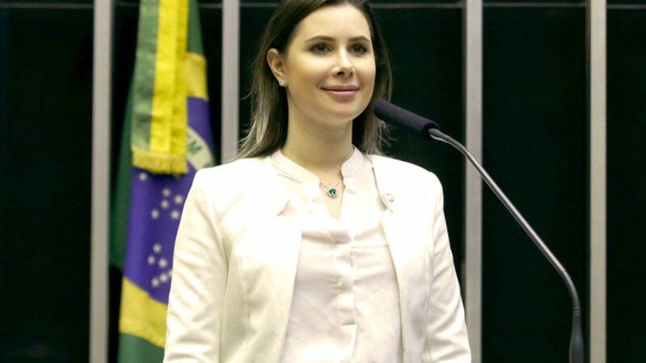 Caroline de Toni na Câmara dos Deputados.