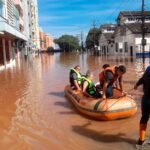 Situação nos municípios de Eldorado do Sul e Guaíba — Foto: Marinha do Brasil via Fotos Públicas